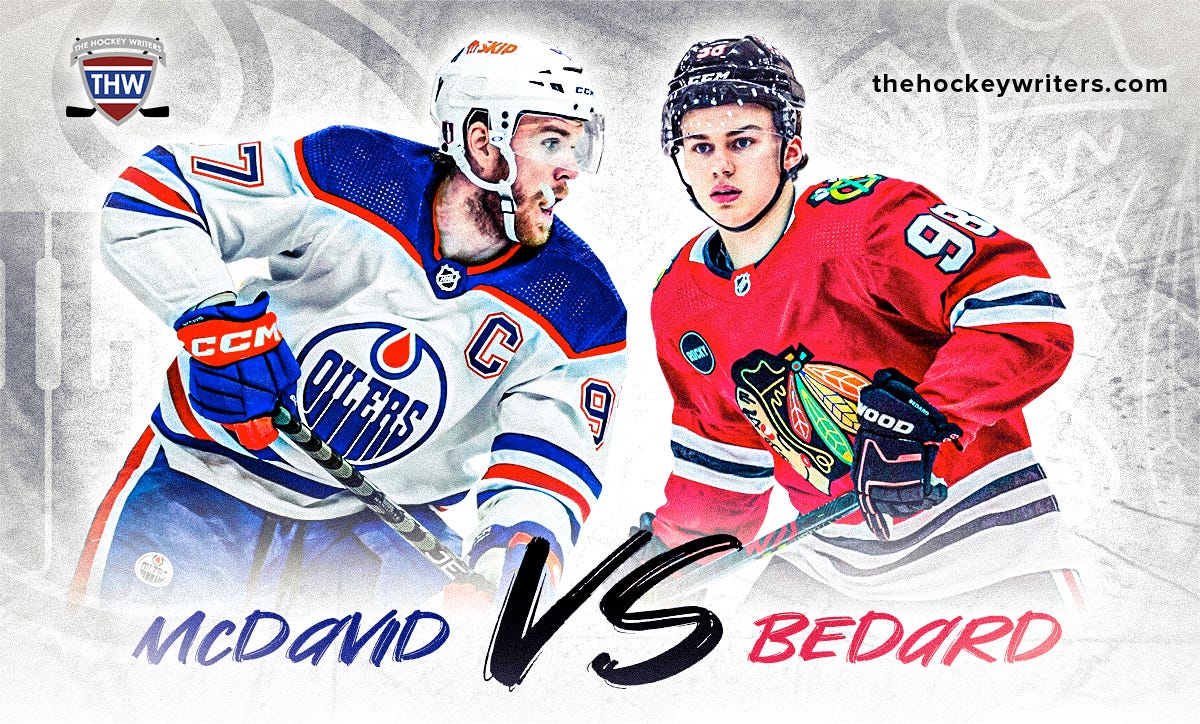 Connor McDavid and Connor Bedard