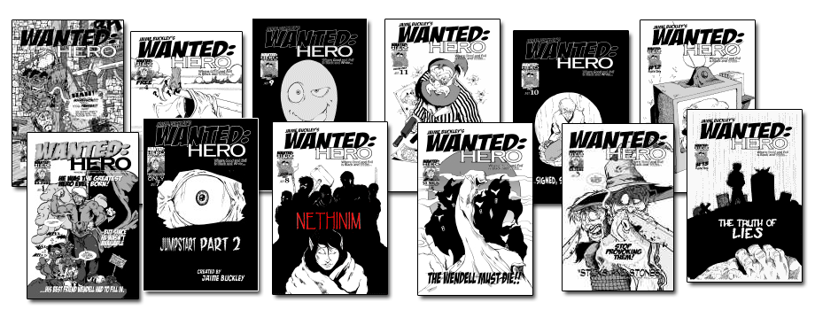 Wanted Hero comic books