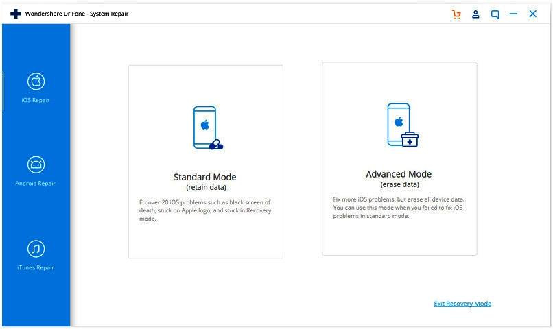 apple iphone ios fix standard vs advanced mode 1403