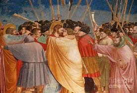 Image result for giotto betrayal of christ