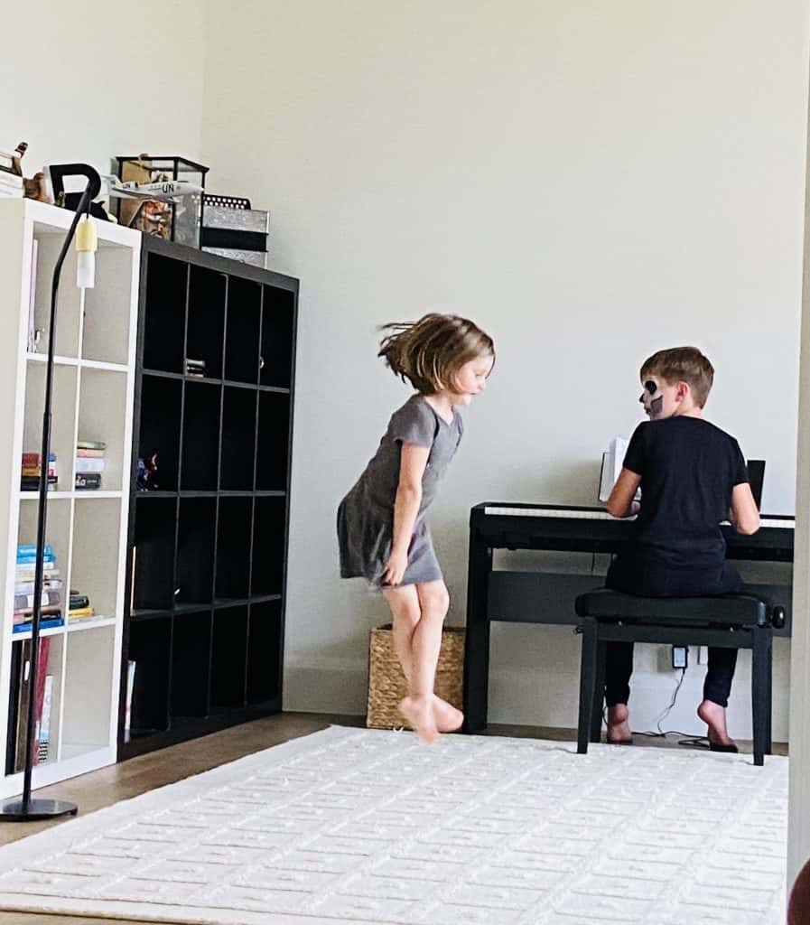 boy playing piano, girl dancing, the meaning of success