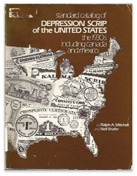 Standard Catalog if Depression scrip