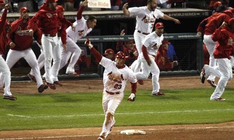 St Louis Cardinals 10 Texas Rangers 9 - as it happened | World Series Game 6  | Sport | theguardian.com