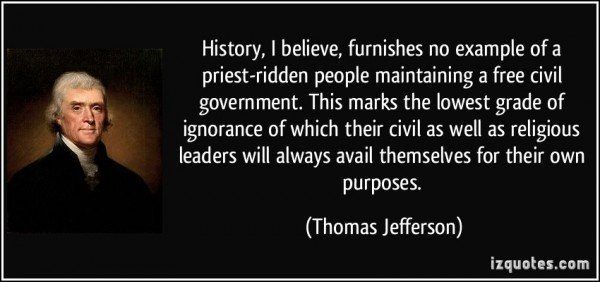 The Founders Versus The Christian Right: Quotes In Support Of The Separation  Of Church And State