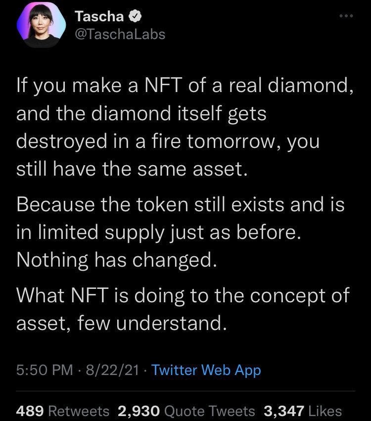 Few understand" the use of diamonds in this analogy (rather than something  that might be easier to destroy in a house fire) : r/Buttcoin