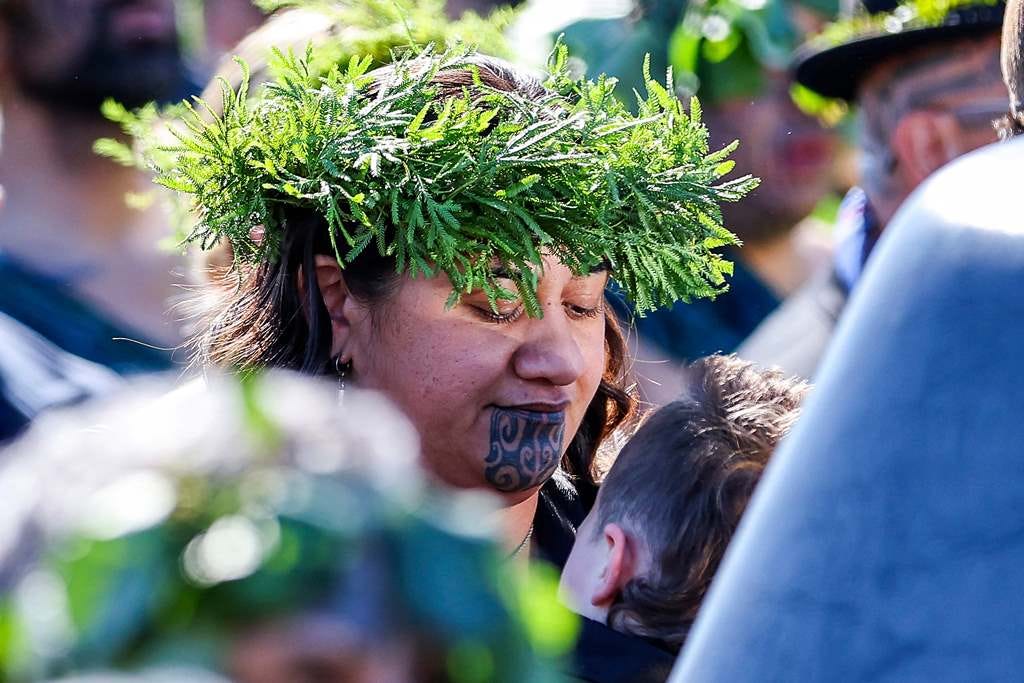 Kiingi Tuheitia’s successor and now Maori Queen Nga Wai hono i te po Paki.