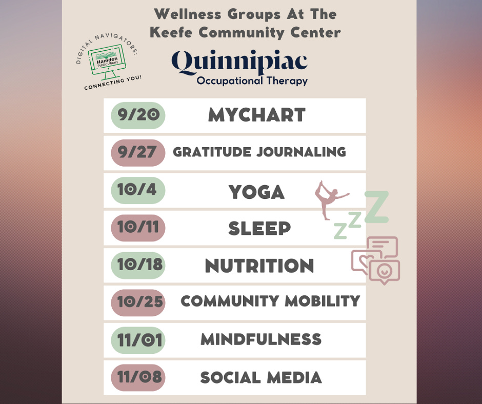 Wellness Groups at the Keefe Community Center