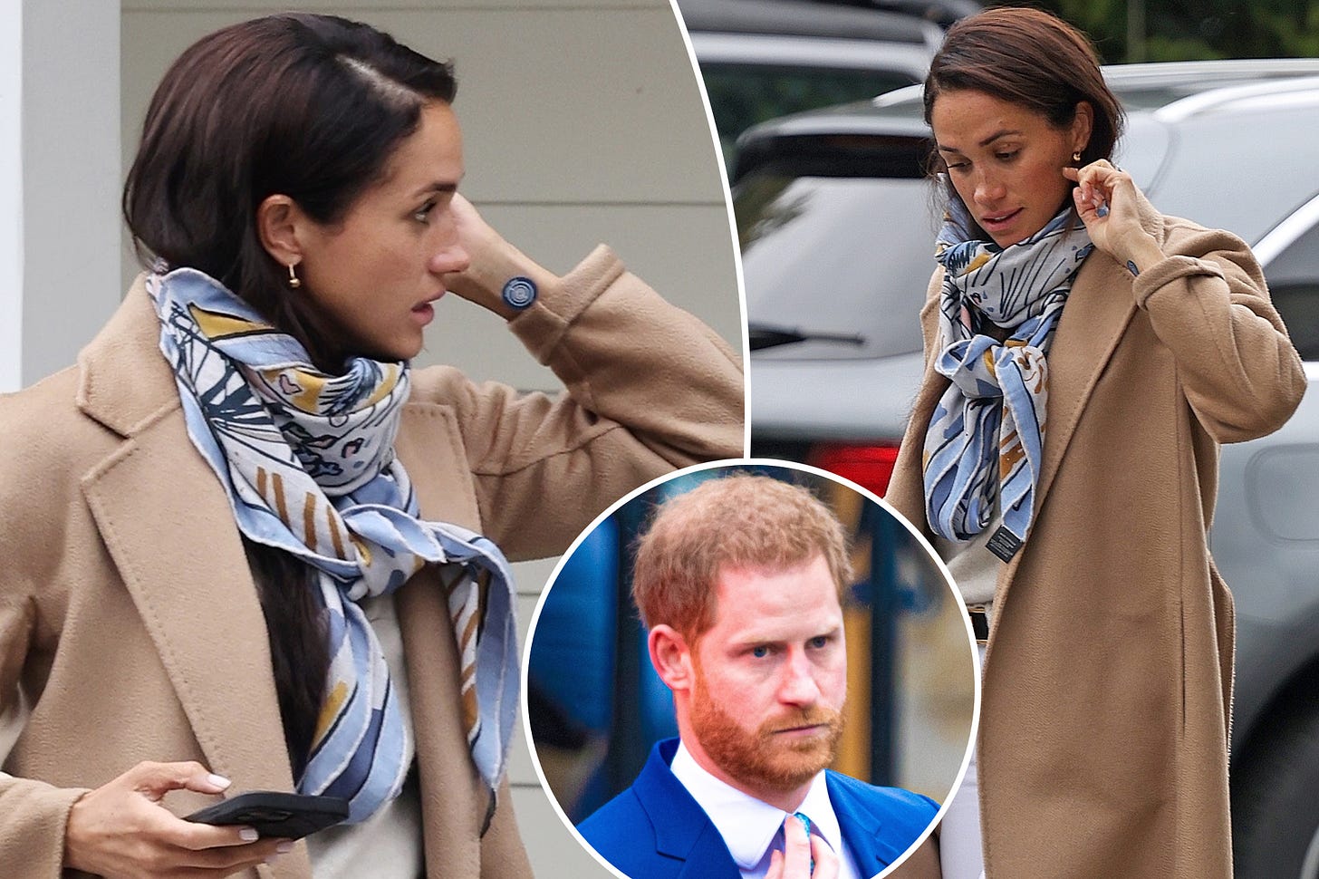 Meghan Markle wears anti-stress patch while Prince Harry is ...