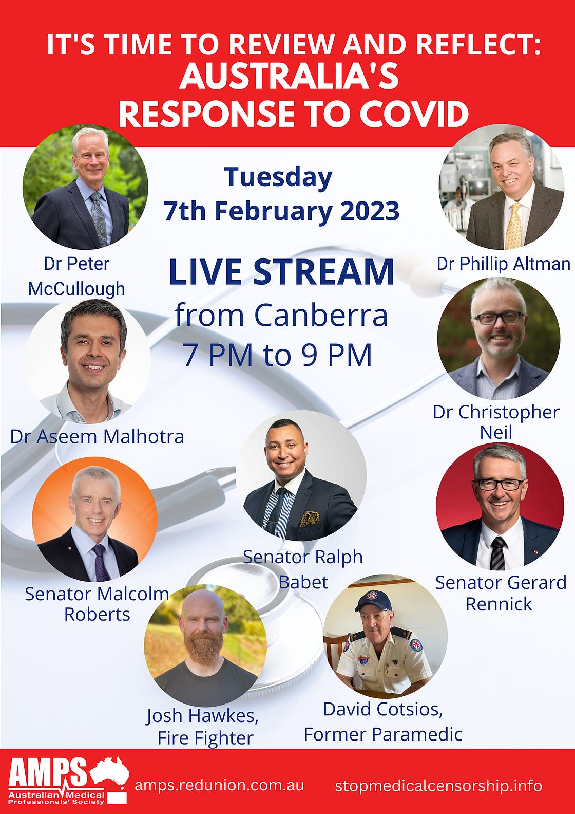 AUSTRALIAS RESPONSE TO COVID - Canberra - Flyer Invitation