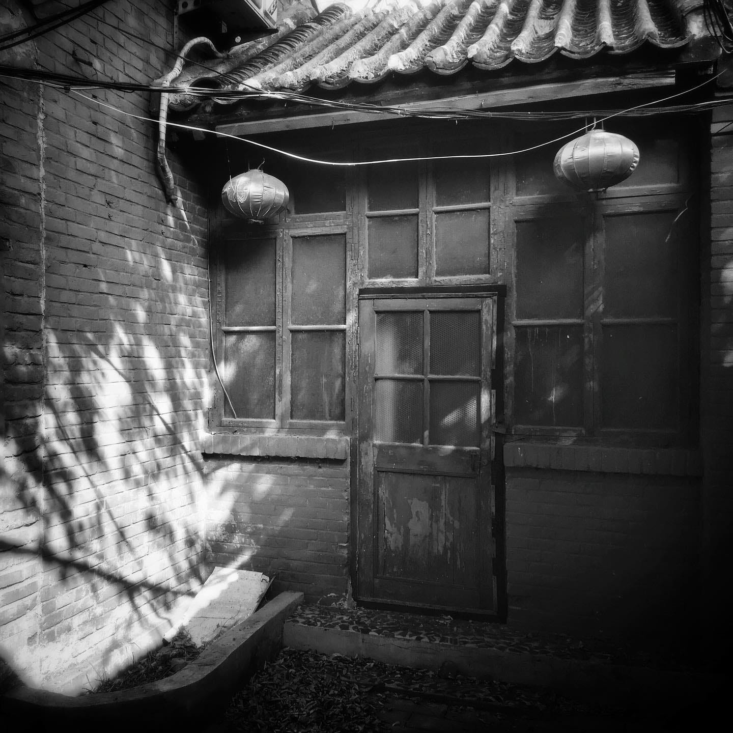 A hidden corner in a historic hutong of old Beijing.