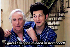 Jean-Ralphio from Parks and Rec saying "I guess I'm open minded as heeeelllll"