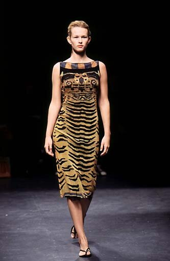 Vivienne Tam Vintage Tibetan Tiger Rug Top (S) — Boontique