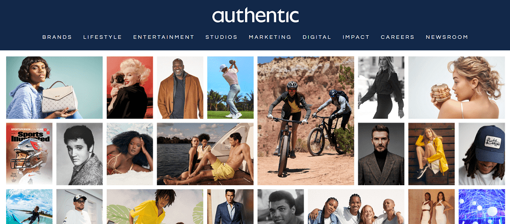 Authentic Brands Group Homepage