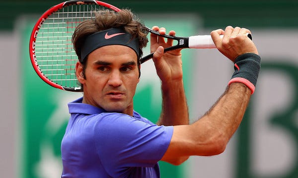 roger federer takes on gael monfils roland garros 2015 french open