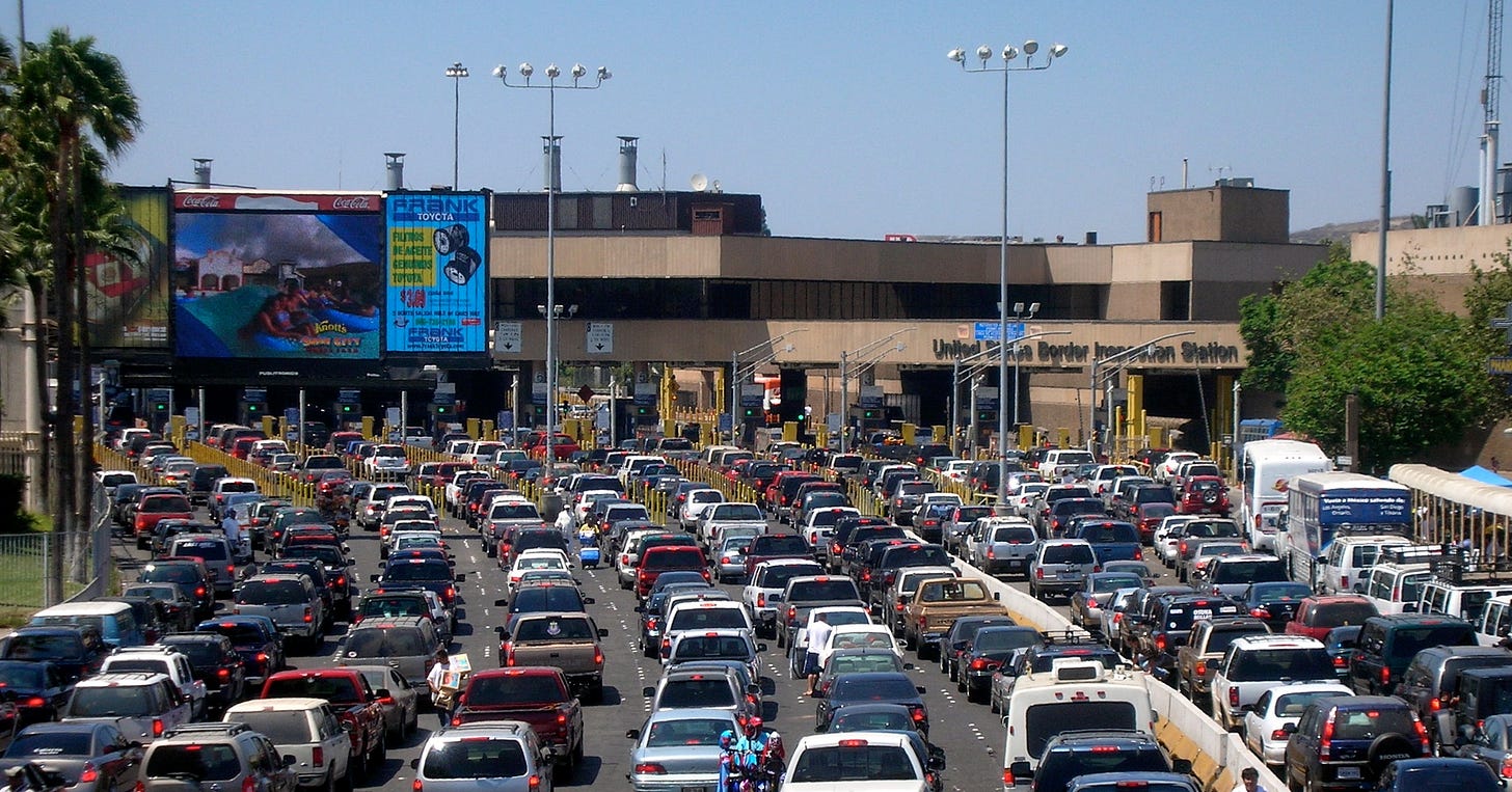 Directions to the San Ysidro Border Crossing - Discover Baja Travel Club