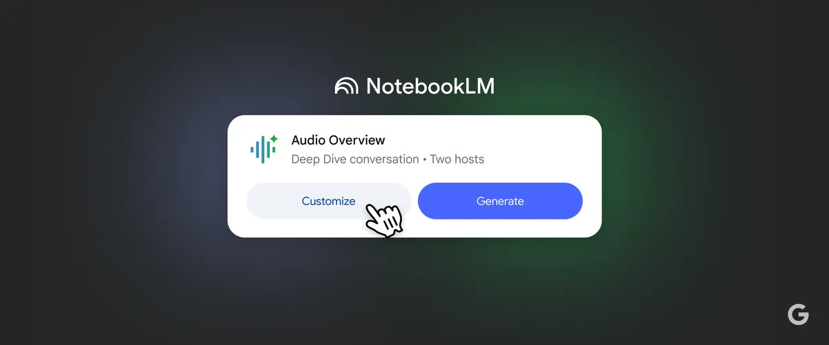 By tapping the “Customize” button, you can now guide NotebookLM's Audio Overview, adjusting what the AI hosts focus on and their expertise level