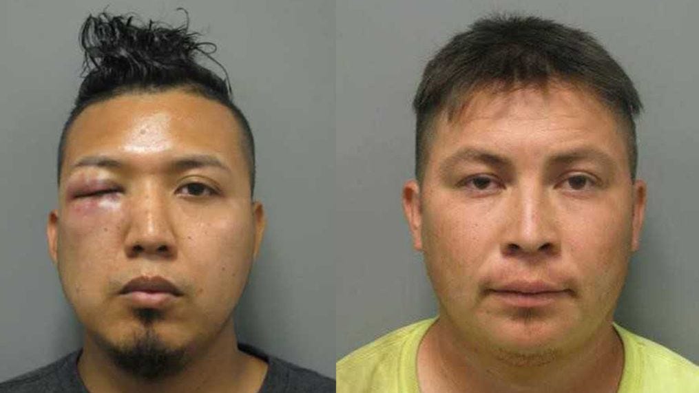 Mauricio Barrera-Navidad (left) and Carlos Palacios-Amaya (right) (Courtesy: Montgomery County Police Dept.)