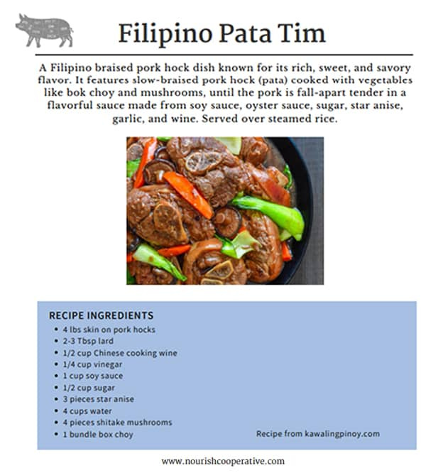 filipino pata tim