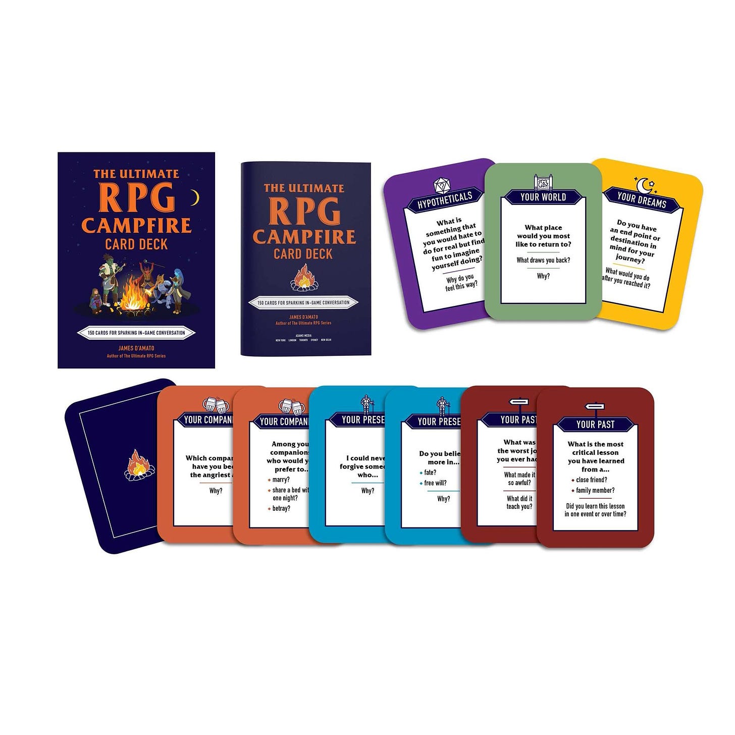 Ultimate Role Playing Game: The Ultimate RPG Campfire Card Deck : 150 Cards for Sparking In-Game Conversation (Game)