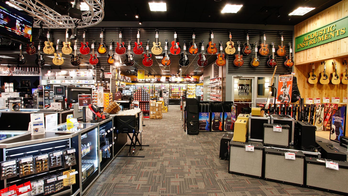 Live At Guitar Center: A Lot Of Noise And A Little Fun : NPR