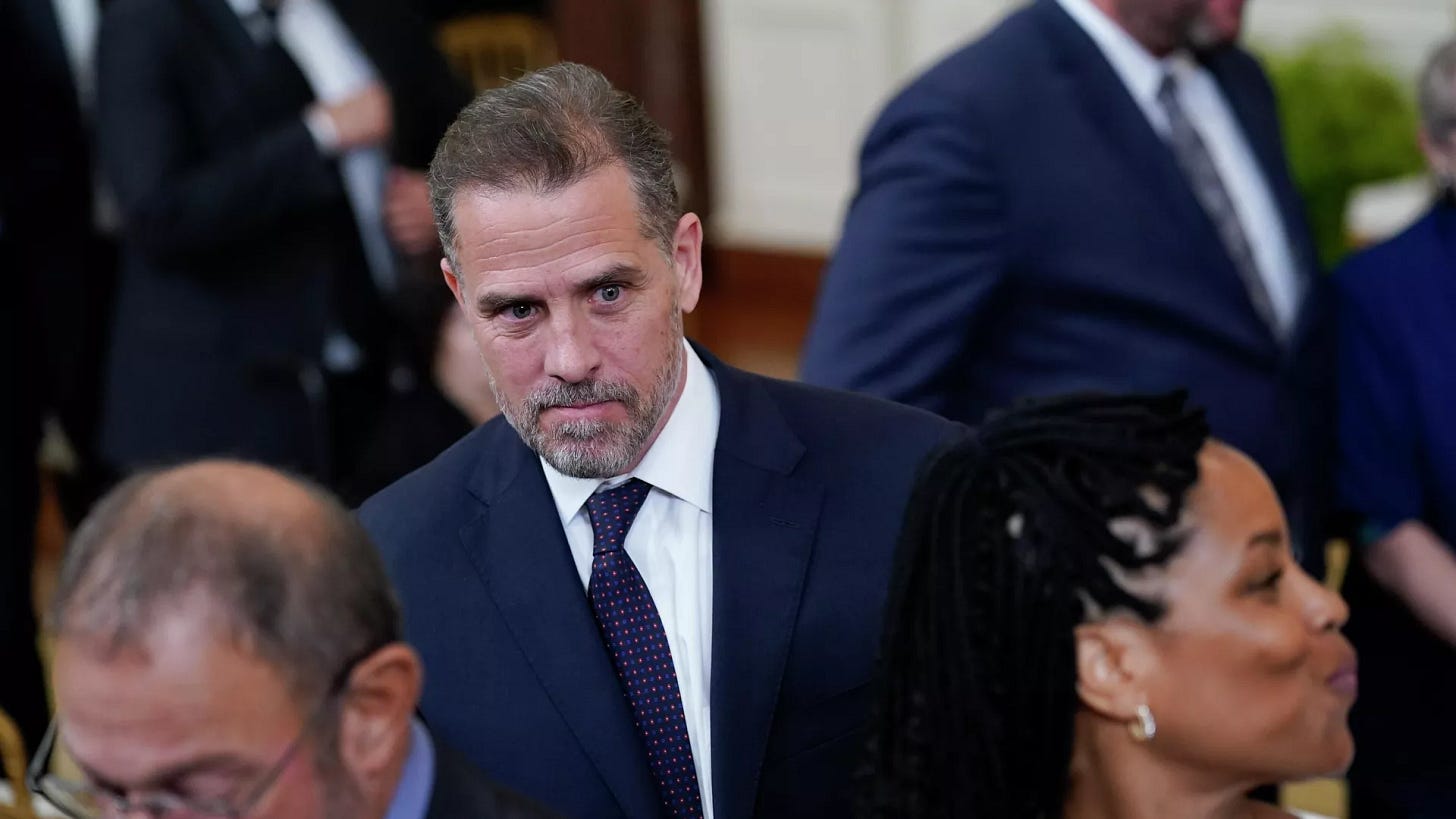 Hunter Biden leaves after President Joe Biden awarded the Presidential Medal of Freedom to 17 people during a ceremony in the East Room of the White House in Washington, Thursday, July 7, 2022 - Sputnik International, 1920, 23.07.2023
