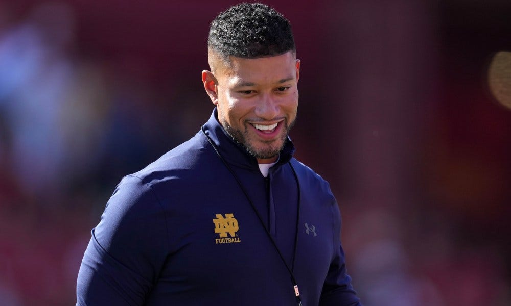 Notre Dame coach Marcus Freeman's all-time bowl record