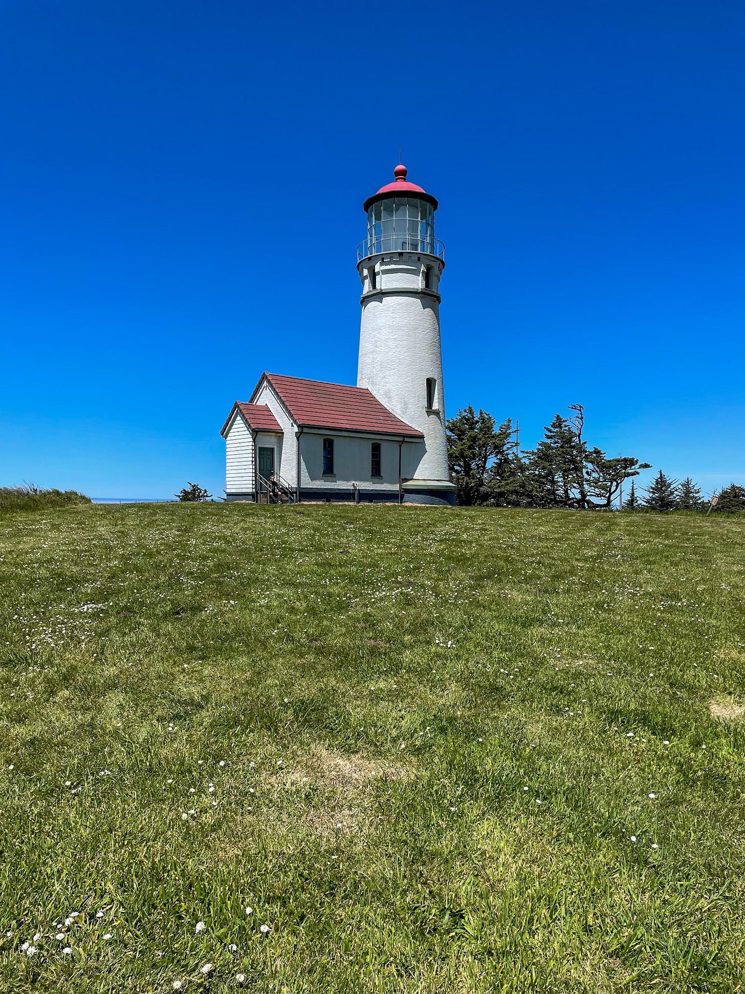 the lighthouse at Cape Blanco