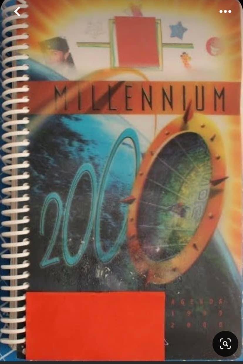 image of a 90s school planner