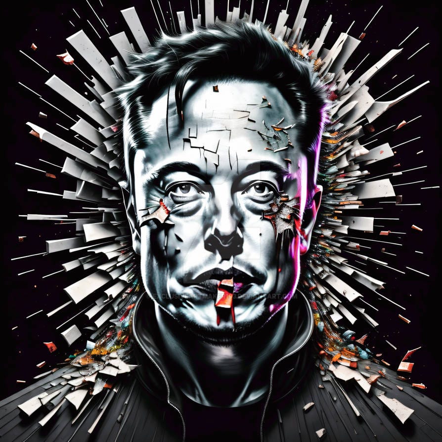 Elon Musk. Concept Art by exclusiveartmaker193 on DeviantArt