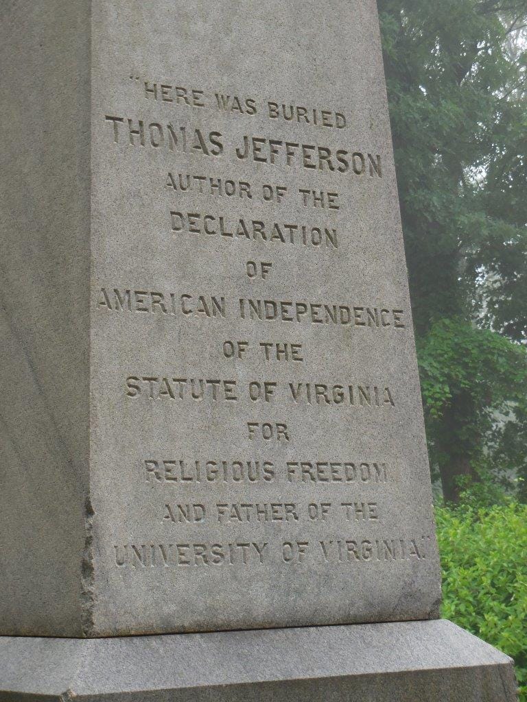 Thomas Jefferson Gravesite - Monticello - Albemarle County ...