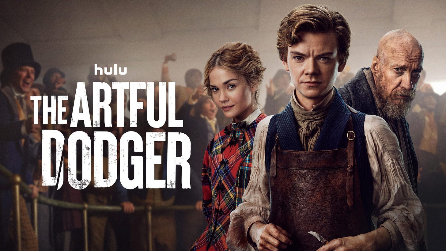 The Artful Dodger on Hulu Review | Double Take TV Newsletter | Jess Spoll