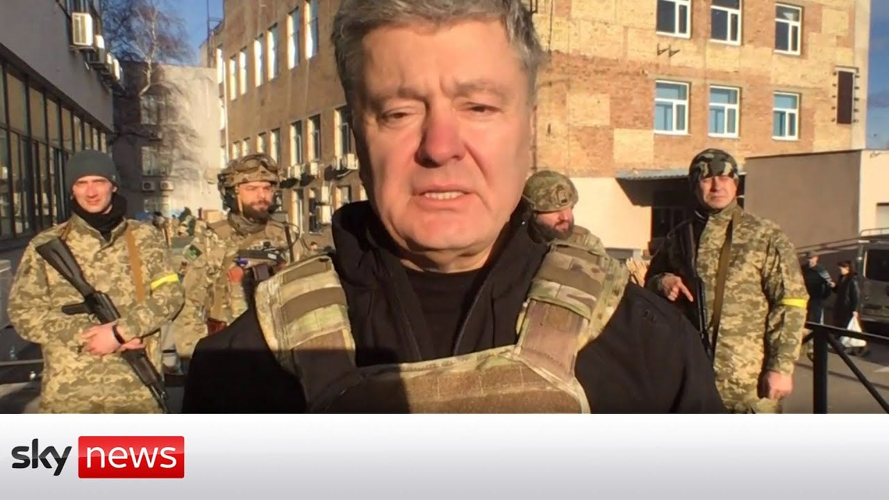 Ukraine Invasion: 'Putin will meet hell' says former president Petro  Poroshenko - YouTube