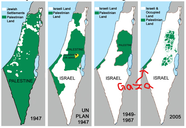 A map of israel with different colors

Description automatically generated