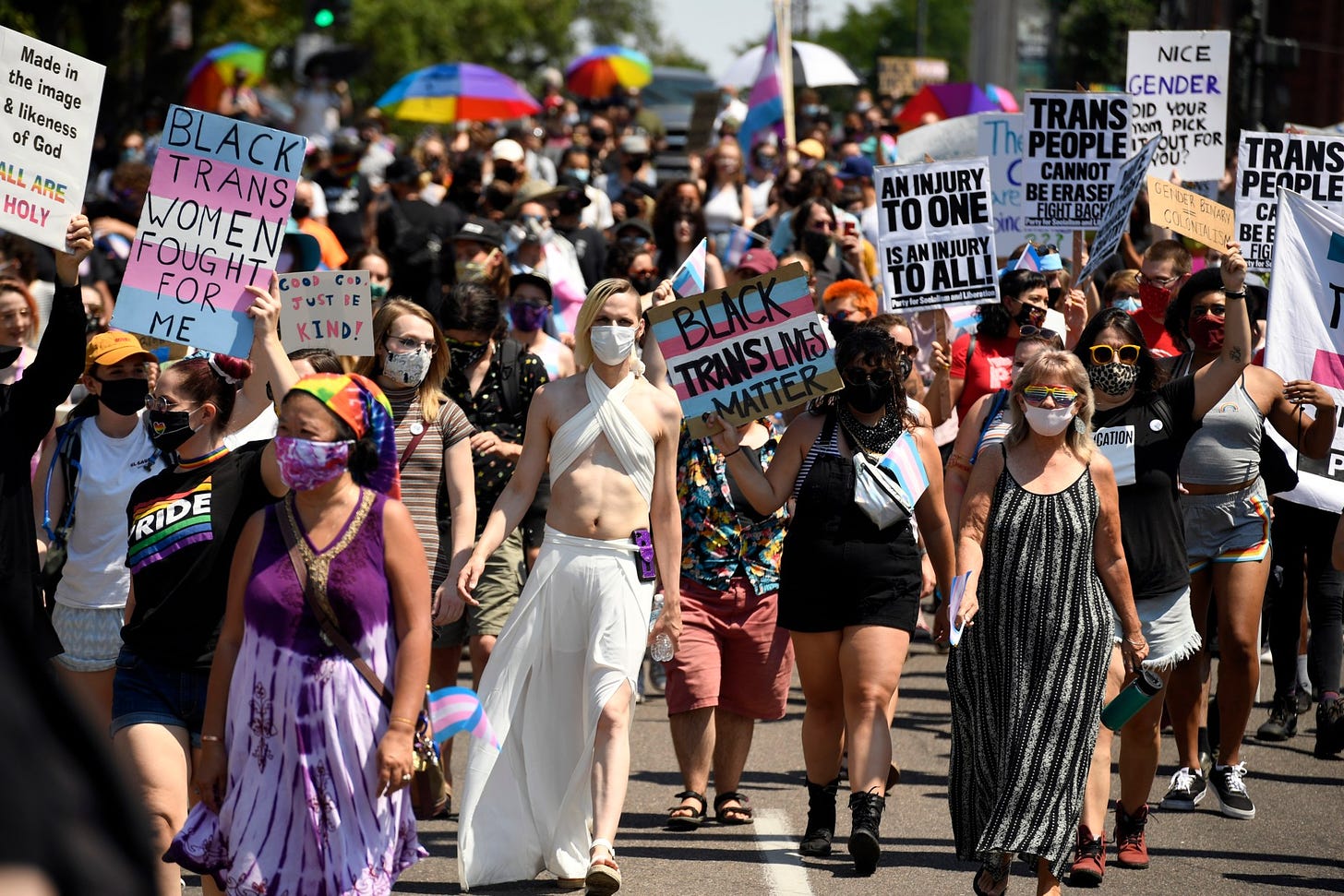 PHOTOS: Denver March 4 Trans Rights rally – The Denver Post