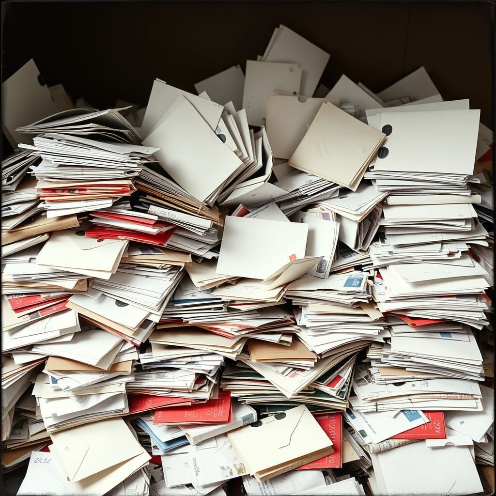 mail piles up
like all the words
we never said
to each other
bills demanding payment
for a life
already paid in full

th...