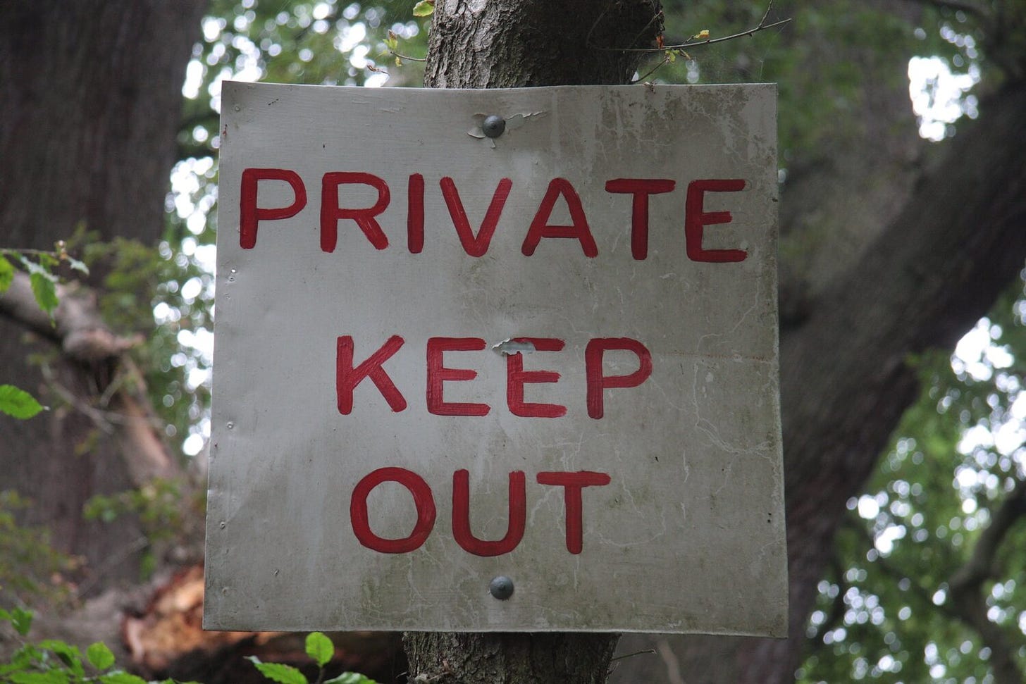 Keep out, by Terry Freedman