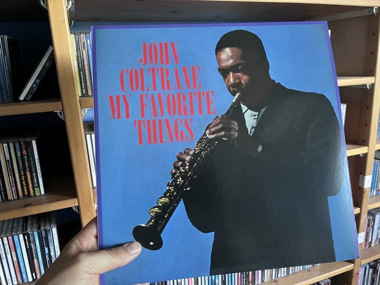 Mijn exemplaar van John Coltrane's My Favorite Things uit 1961