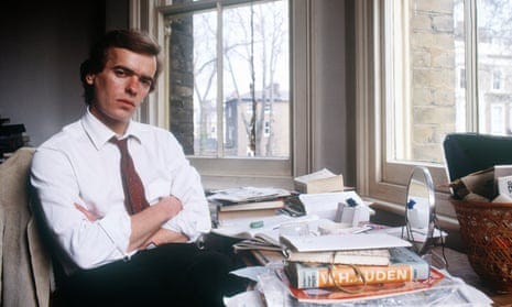 Good-looking bad guy of Eng Lit … Martin Amis in 1987.