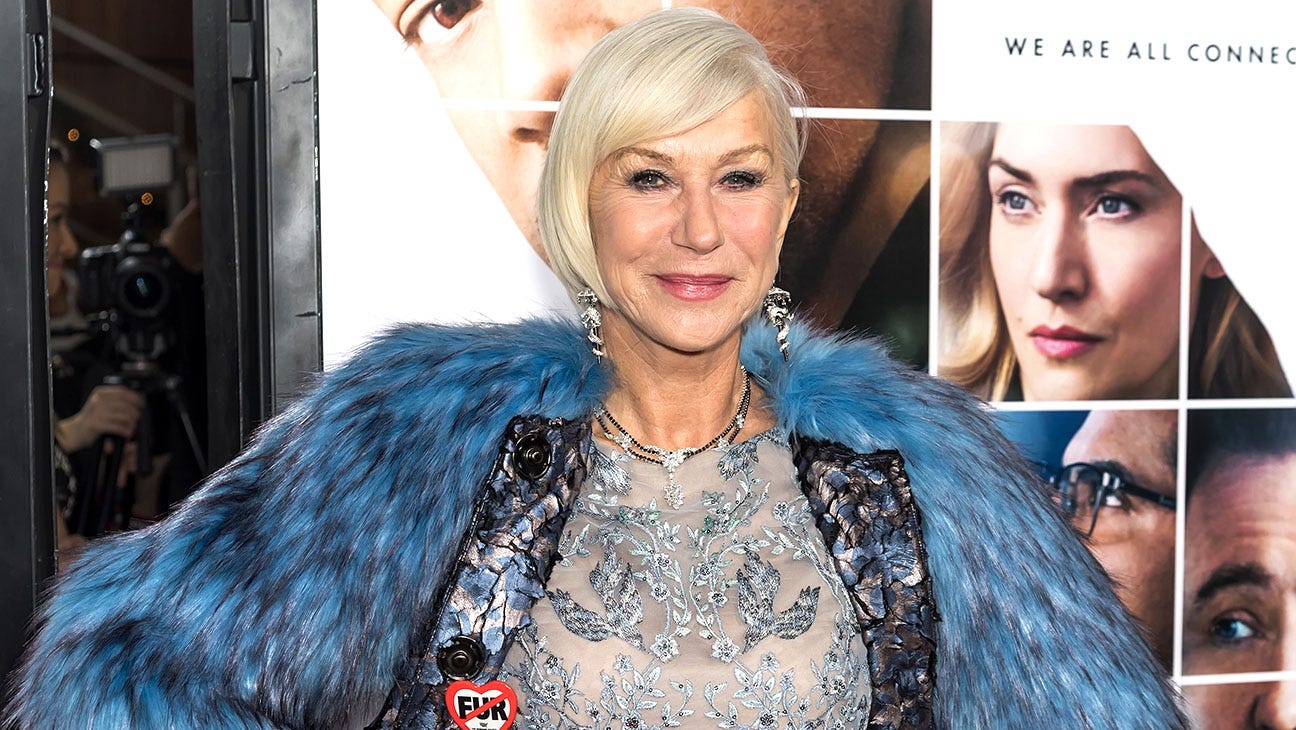 Helen Mirren Supports Humane Society With Anti-Fur Pin