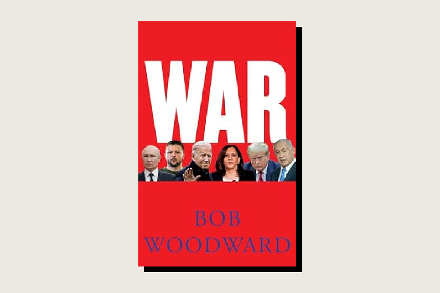 The book cover for War by Bob Woodward