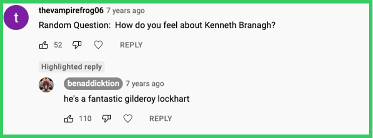 thevampirefrog06 comments: Random Question: How do you feel about Kenneth Branagh? | Ben replied: he's a fantastic gilderoy lockhart