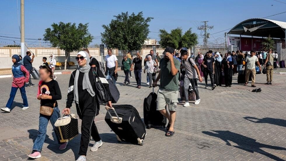 🔴 Live: First foreign passport-holders, wounded Gazans enter Egypt through  Rafah