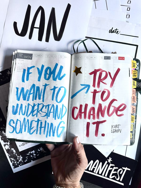 If You Wnat to Understand Something, Try to Change It.- I love lists // Shutterbean