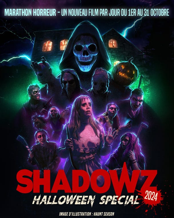 La plateforme de streaming française Shadowz prépare un événement pour le mois d'octobre en attendant Halloween