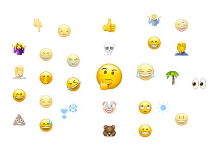 Emojis associated with Elon Musk