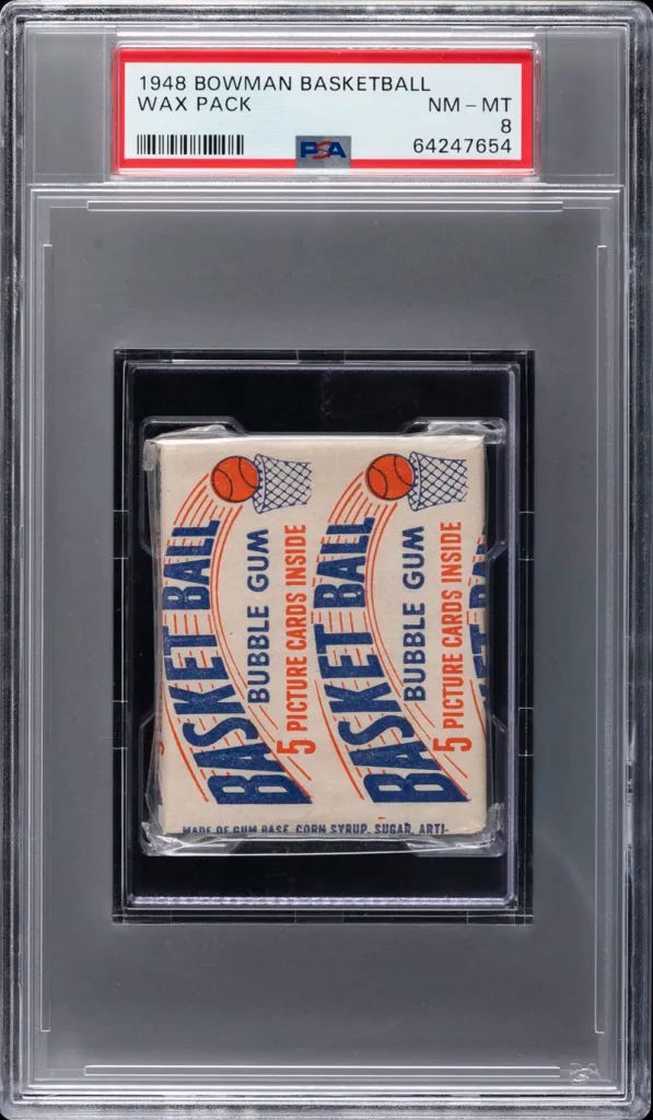 1948 Bowman basketball wax pack