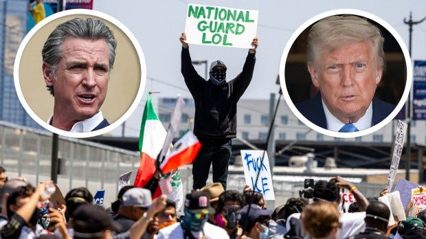 Newsom vows to sue Trump over National Guard use amid protests