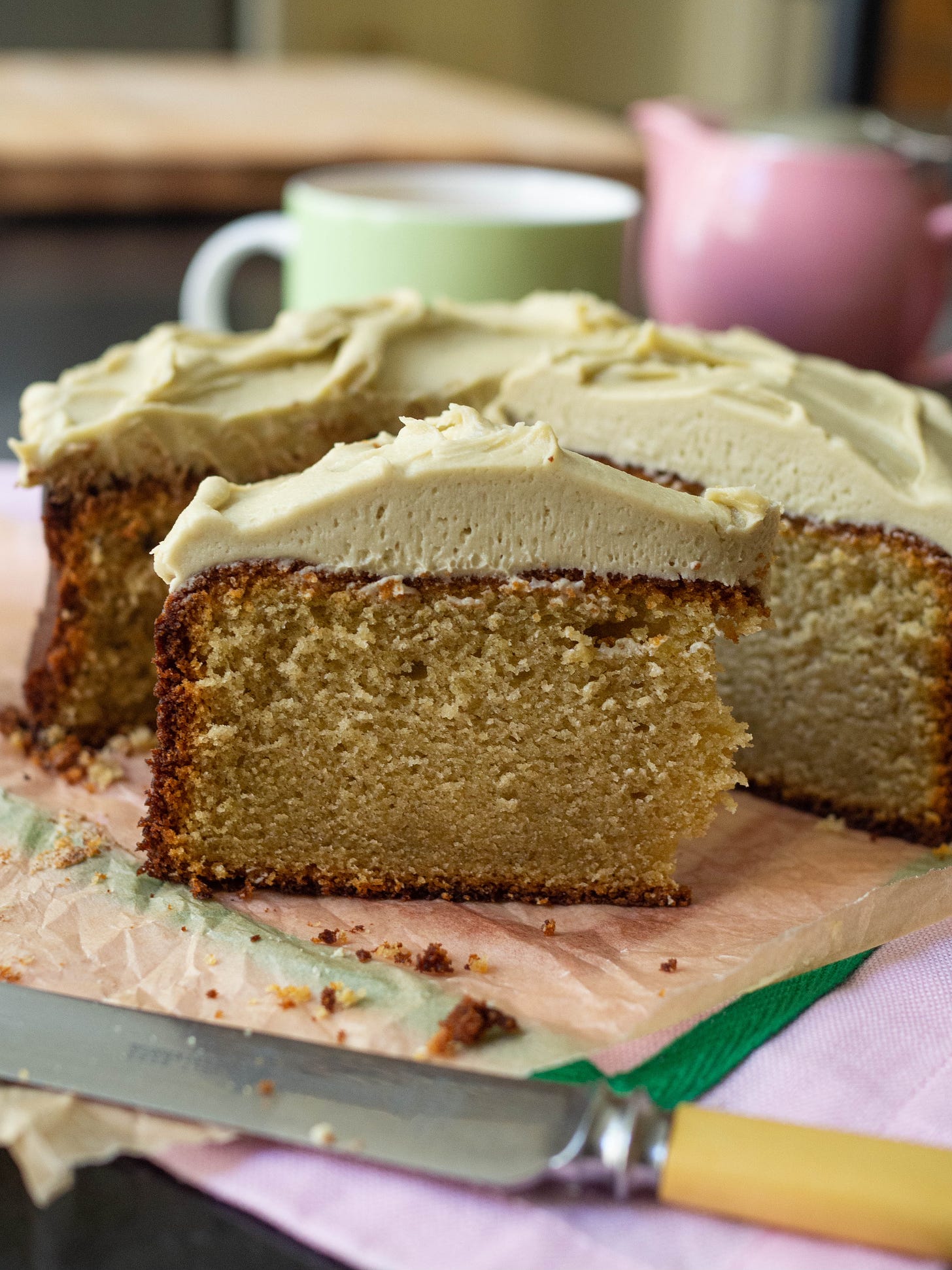 Pistachio Cream Cake