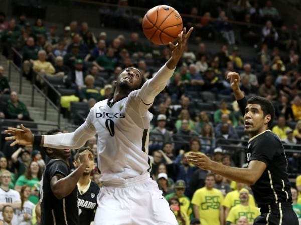 oregon ducks beat utah college basketball 2015