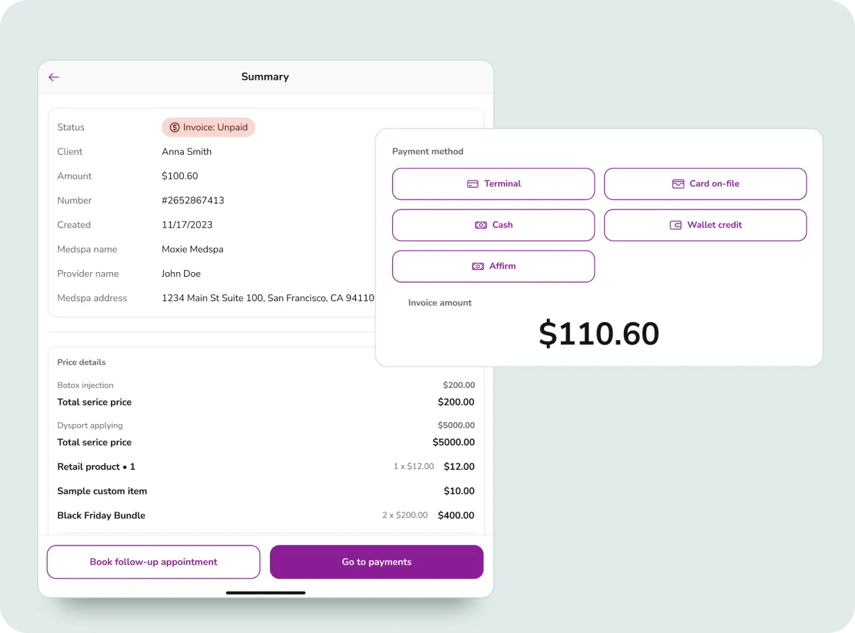 A screen shot of a cell phone with a checkout form on it.